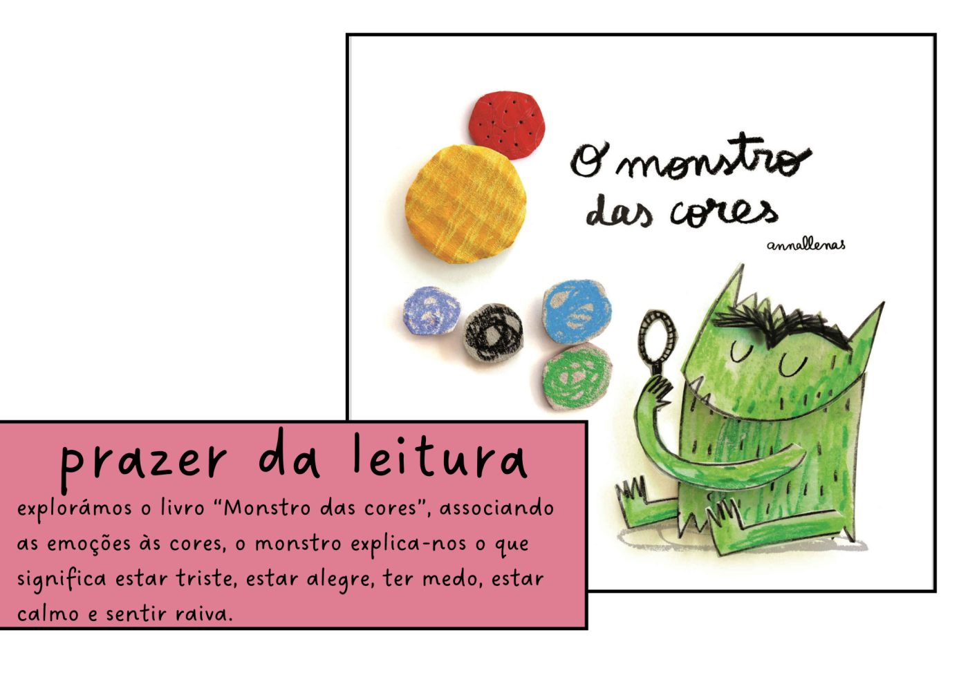 O Monstro das Cores foi à sala 8