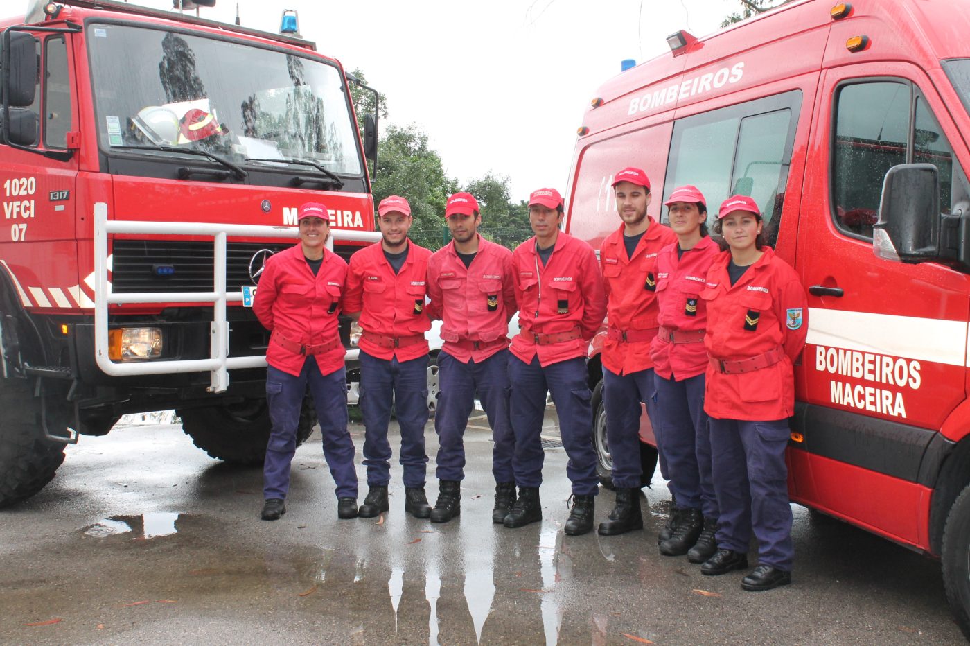 Visita dos Bombeiros
